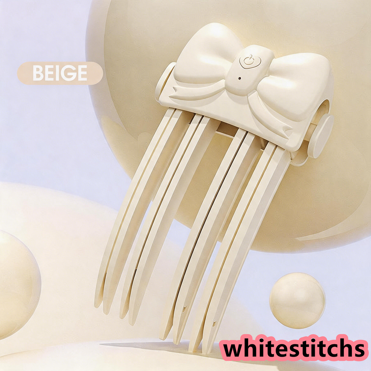 Wireless Heated Volumizing Root Lift Clip - Salon Crown Volume Styling Tool for Fine Flat Hair