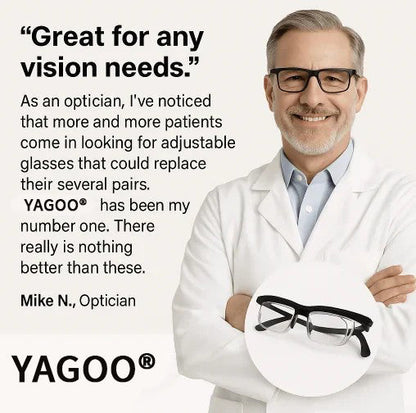 【ADJUSTABLE FOCUS GLASSES】See Every Moment Clearly With YAGOO®!