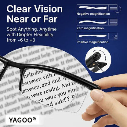 【ADJUSTABLE FOCUS GLASSES】See Every Moment Clearly With YAGOO®!