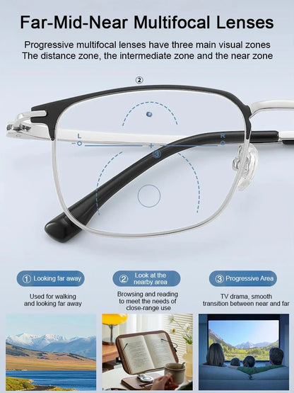 🎁2026 Hot Sale🔥👓Ultra Light Anti Blue Presbyopic Glasses✨