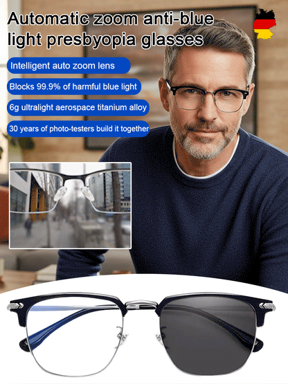 🎁2026 Hot Sale🔥👓Ultra Light Anti Blue Presbyopic Glasses✨