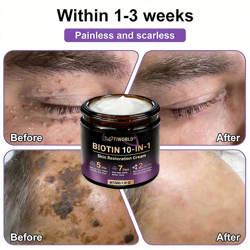 Made and Shipped from USA ✨TIWORLD® Biotin 10-in-1 Skin Restoration Cream 🍀