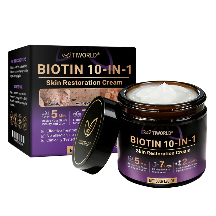 Made and Shipped from USA ✨TIWORLD® Biotin 10-in-1 Skin Restoration Cream 🍀
