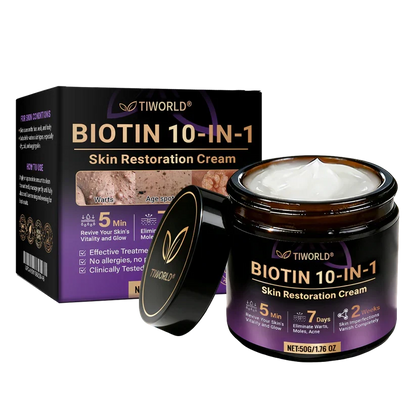 Made and Shipped from USA ✨TIWORLD® Biotin 10-in-1 Skin Restoration Cream 🍀