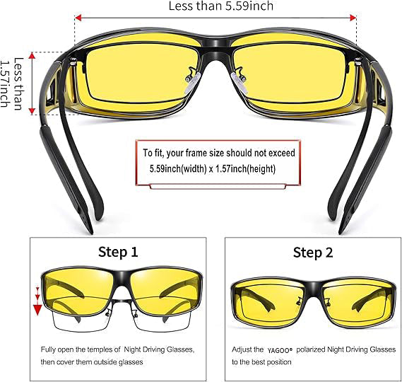 YAGOO® NightDrive HD Glasses — See Clearly. Drive Confidently. Own the Night.