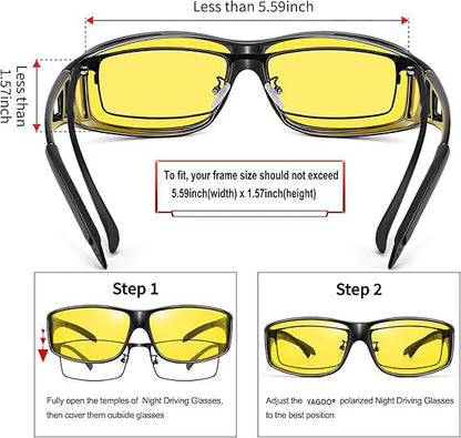 YAGOO® NightDrive HD Glasses — See Clearly. Drive Confidently. Own the Night.