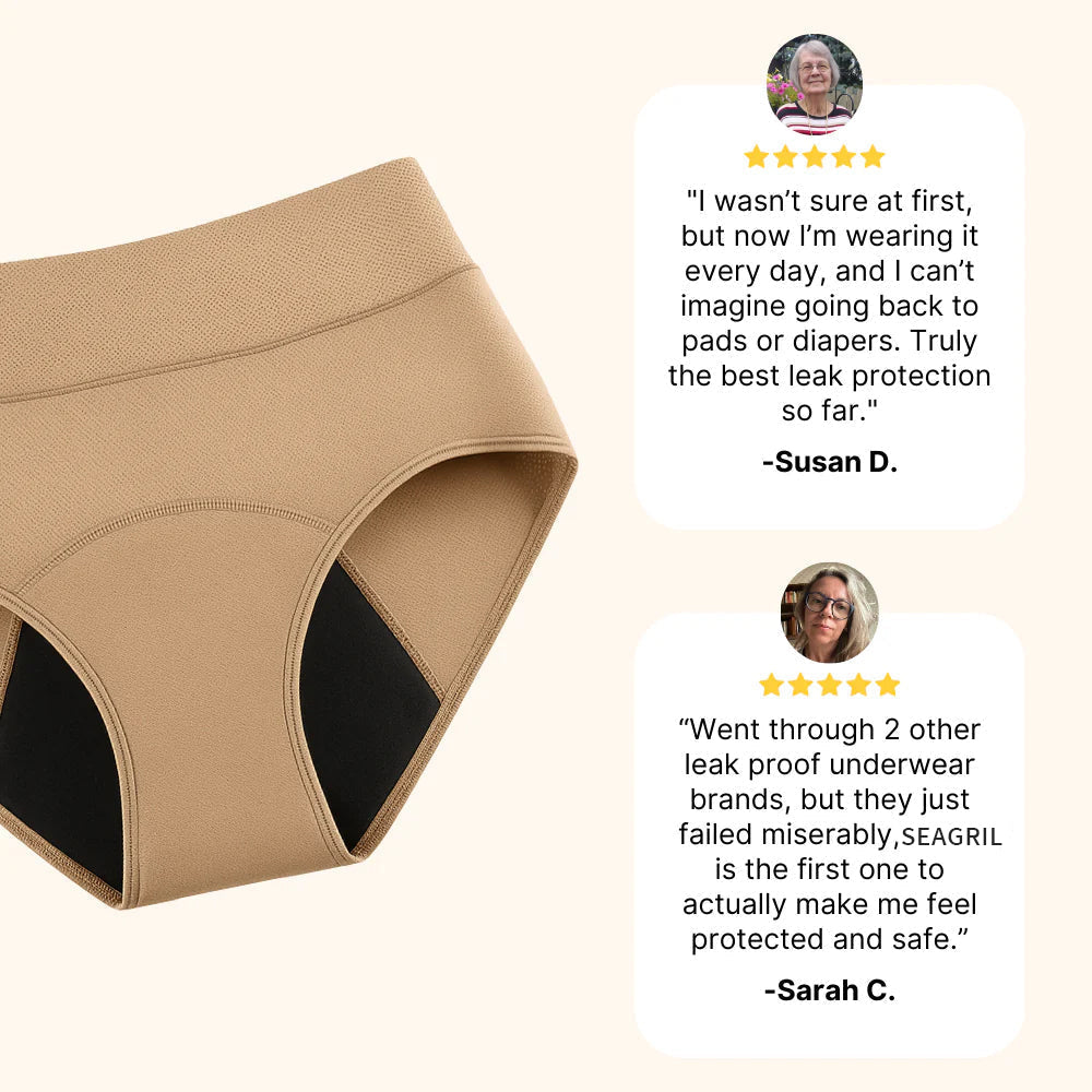 70% OFF | Medical-Grade Leak-Proof Underwear — Stay Dry & Confident All Day