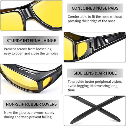 YAGOO® NightDrive HD Glasses — See Clearly. Drive Confidently. Own the Night.