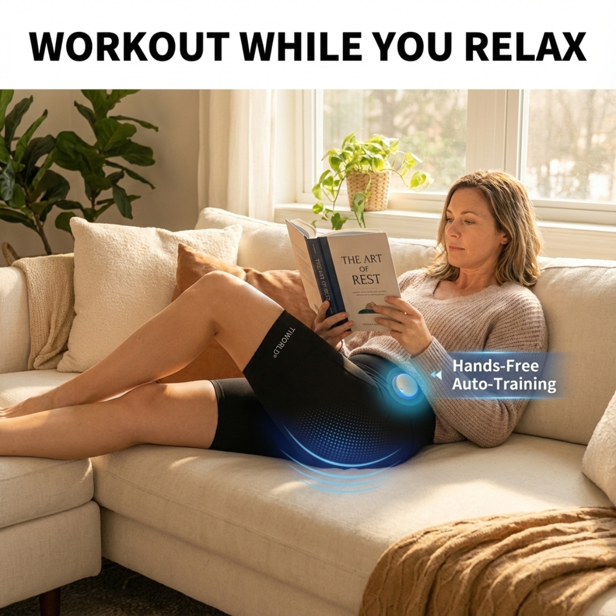 Tiworld® EMS Toning Shorts Strengthen Your Pelvic Floor & Sculpt Your Curves — Effortlessly at Home