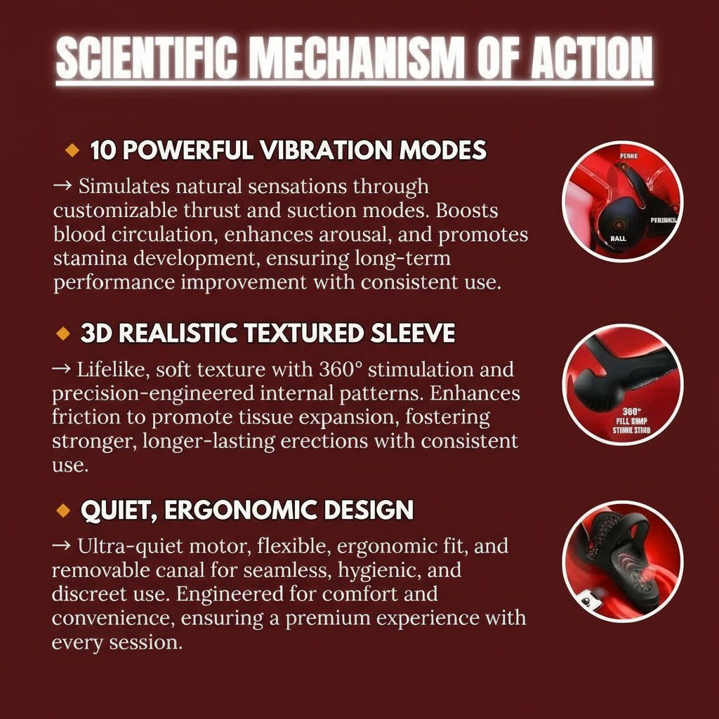 Tiworld™ VitalEngine Pro-The #1 5-in-1 at-home trainer that reverses ED & PE with advanced precision