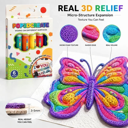 SEAGRIL®  3D Relief Art Pen – Turn Flat Drawings Into Touchable 3D Art