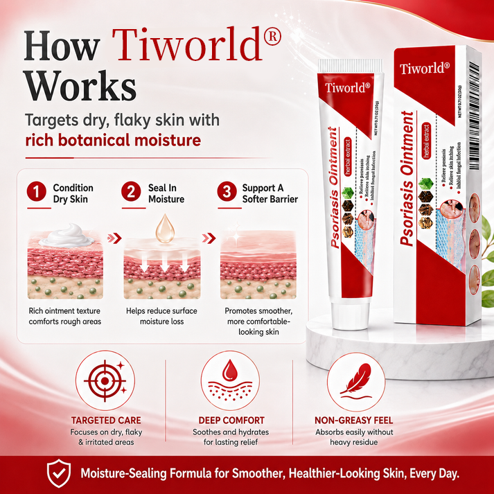 Botanical Skin Relief Ointment for Dry, Itchy & Flaky Skin