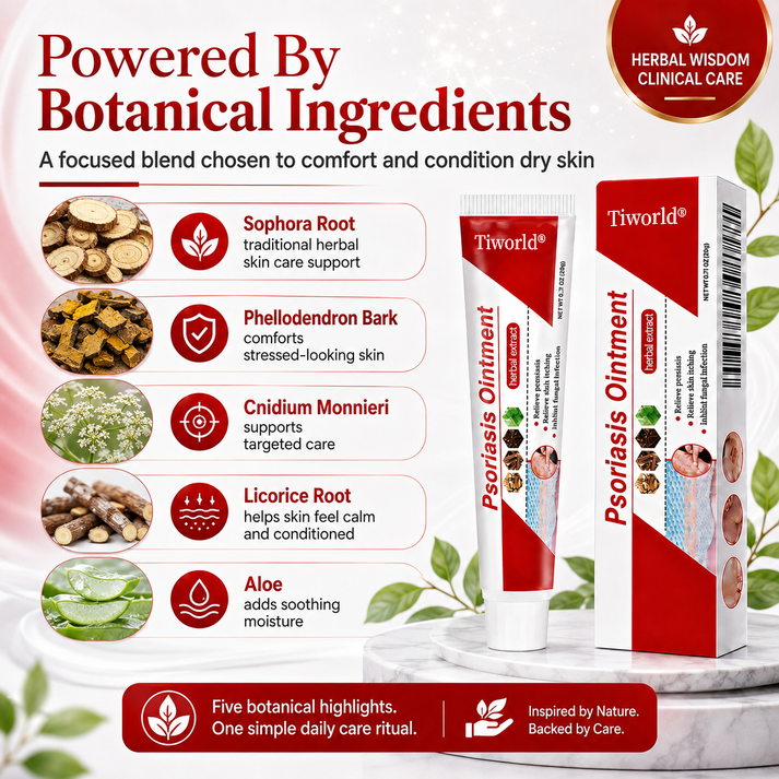 Botanical Skin Relief Ointment for Dry, Itchy & Flaky Skin
