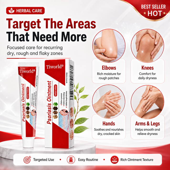 Botanical Skin Relief Ointment for Dry, Itchy & Flaky Skin