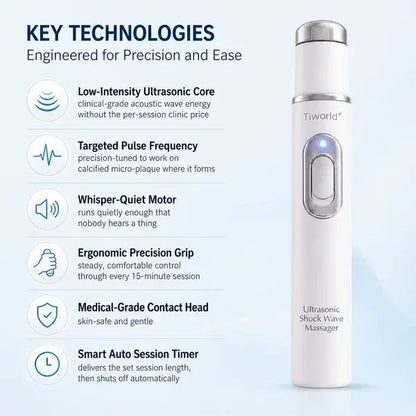 Advanced Acoustic Shockwave Therapy restores penile tissue health to enhance rise rigidity, stamina, and male performance confidence, relieving muscle pain, joint stiffness, tendon discomfort
