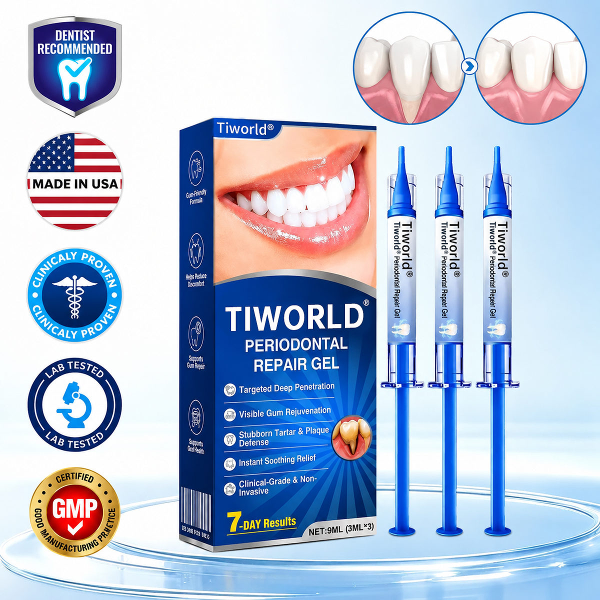 🏆🦷✨Tiworld® Gum health  Periodontal Repair Gel