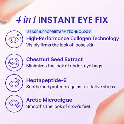 Final Hours: 60% OFF 🔥 SEAGRIL™ Instant Lift Eye Gel for Puffiness, Bags & Dark Circles