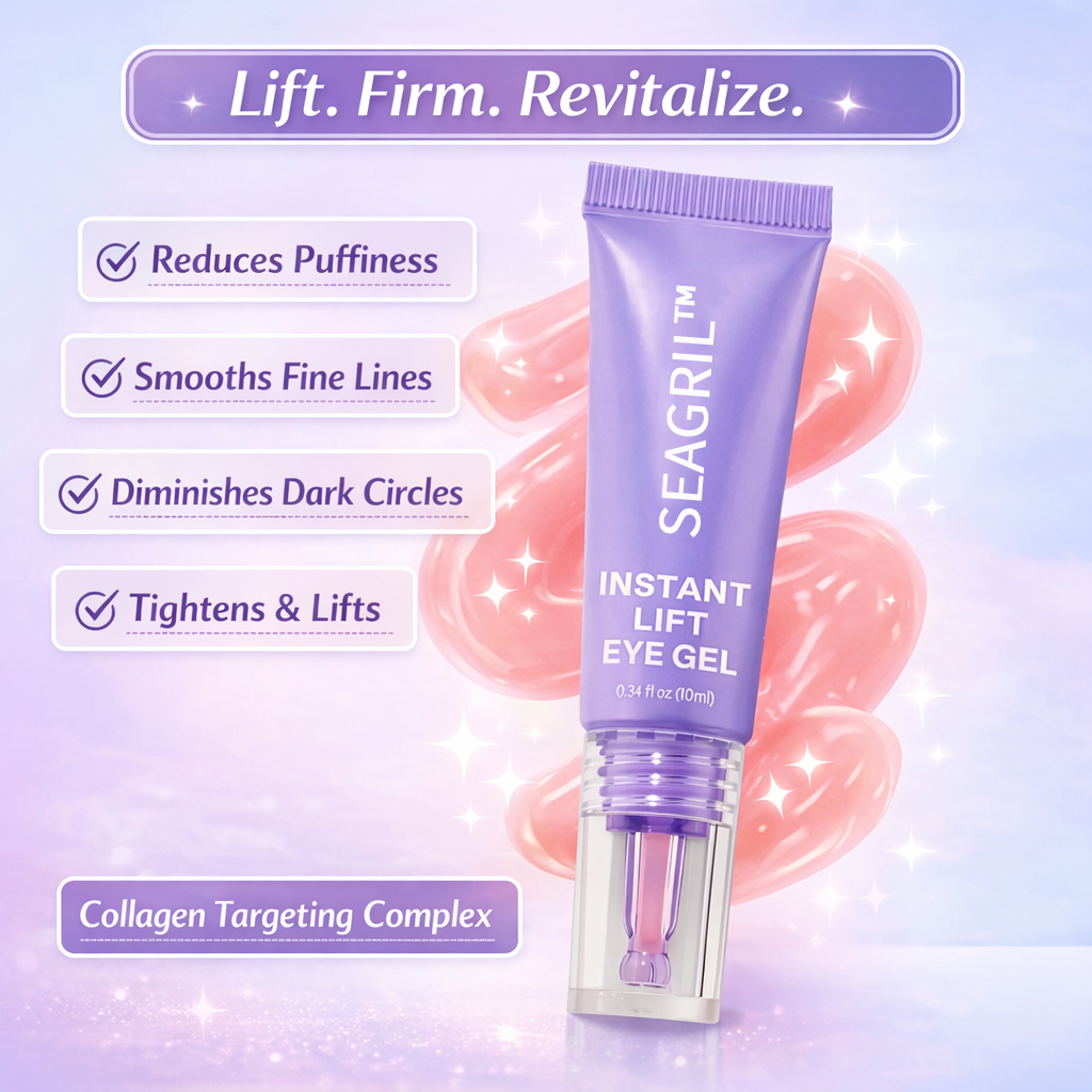 Final Hours: 60% OFF 🔥 SEAGRIL™ Instant Lift Eye Gel for Puffiness, Bags & Dark Circles