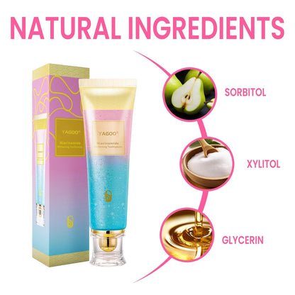 YAGOO® Triple Fluoride-Free Whitening Niacinamide Toothpaste