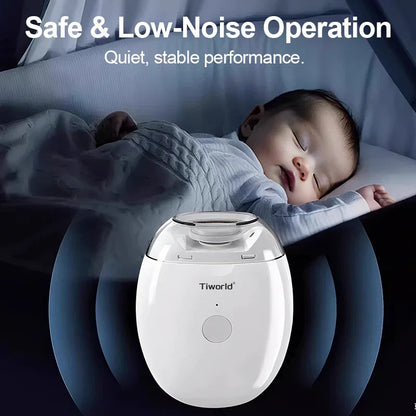 Tiworld® Electric Nail Clipper – Safe, Quiet & Mess-Free Trimming for All Ages | Limited Stock